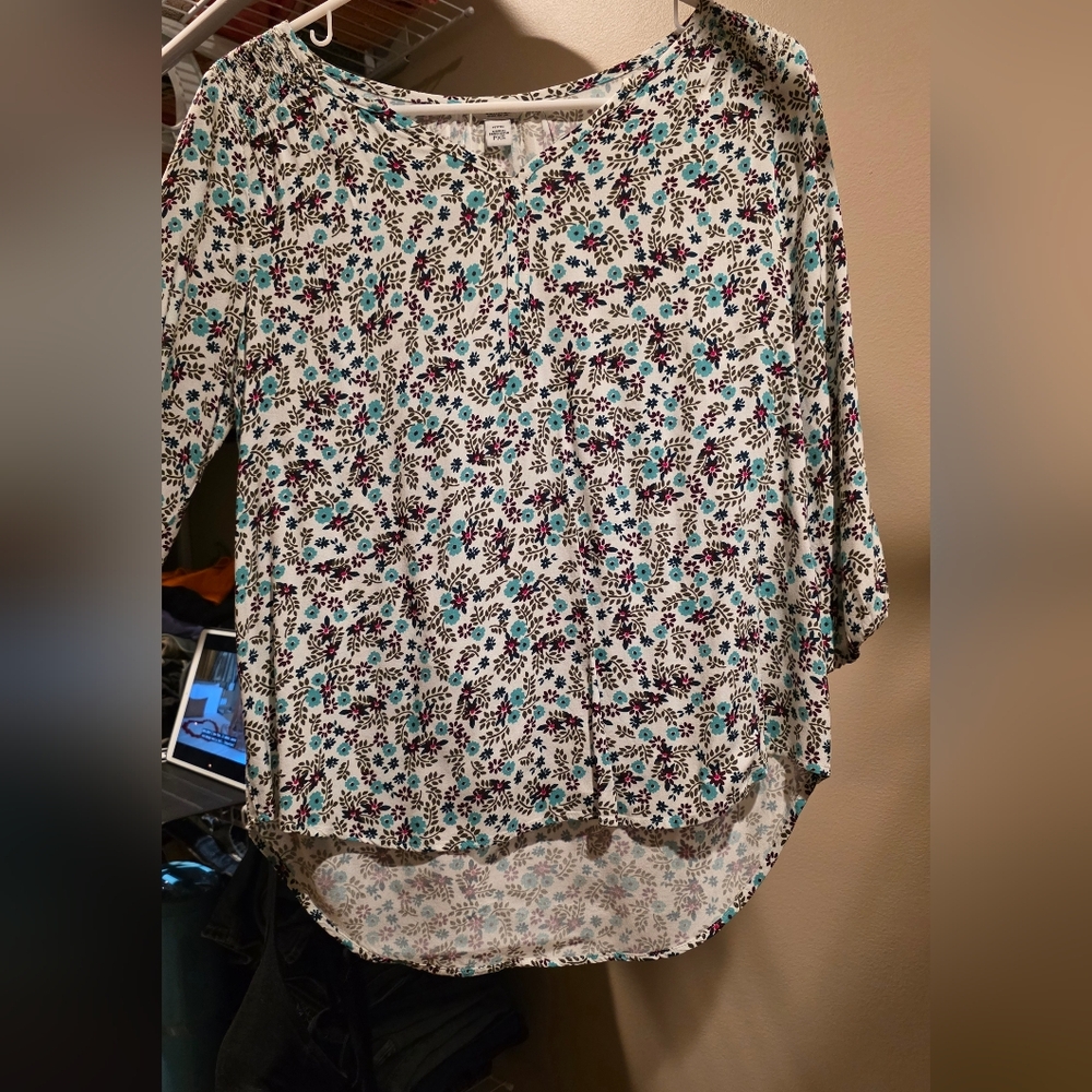 Floral Print Women's Top